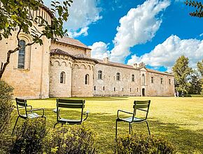 Abbaye de Flaran, jardins. - Enlarge picture (modal window)